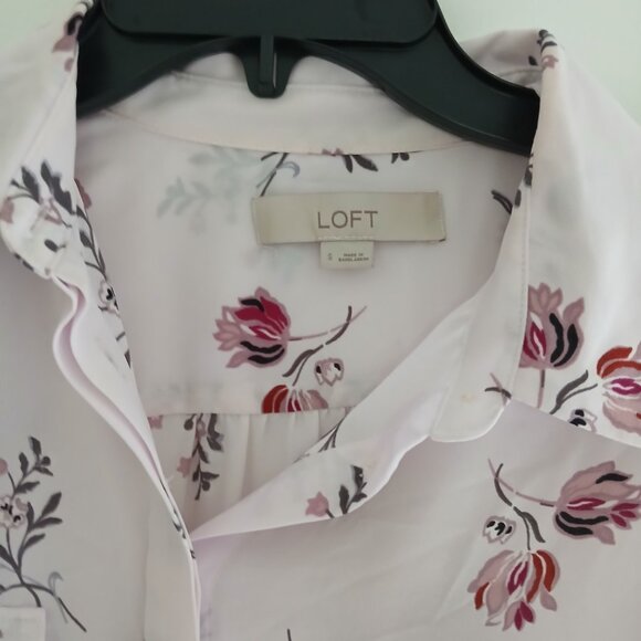 Loft Woman's Blouse Long Sleeve Small - Picture 4 of 11